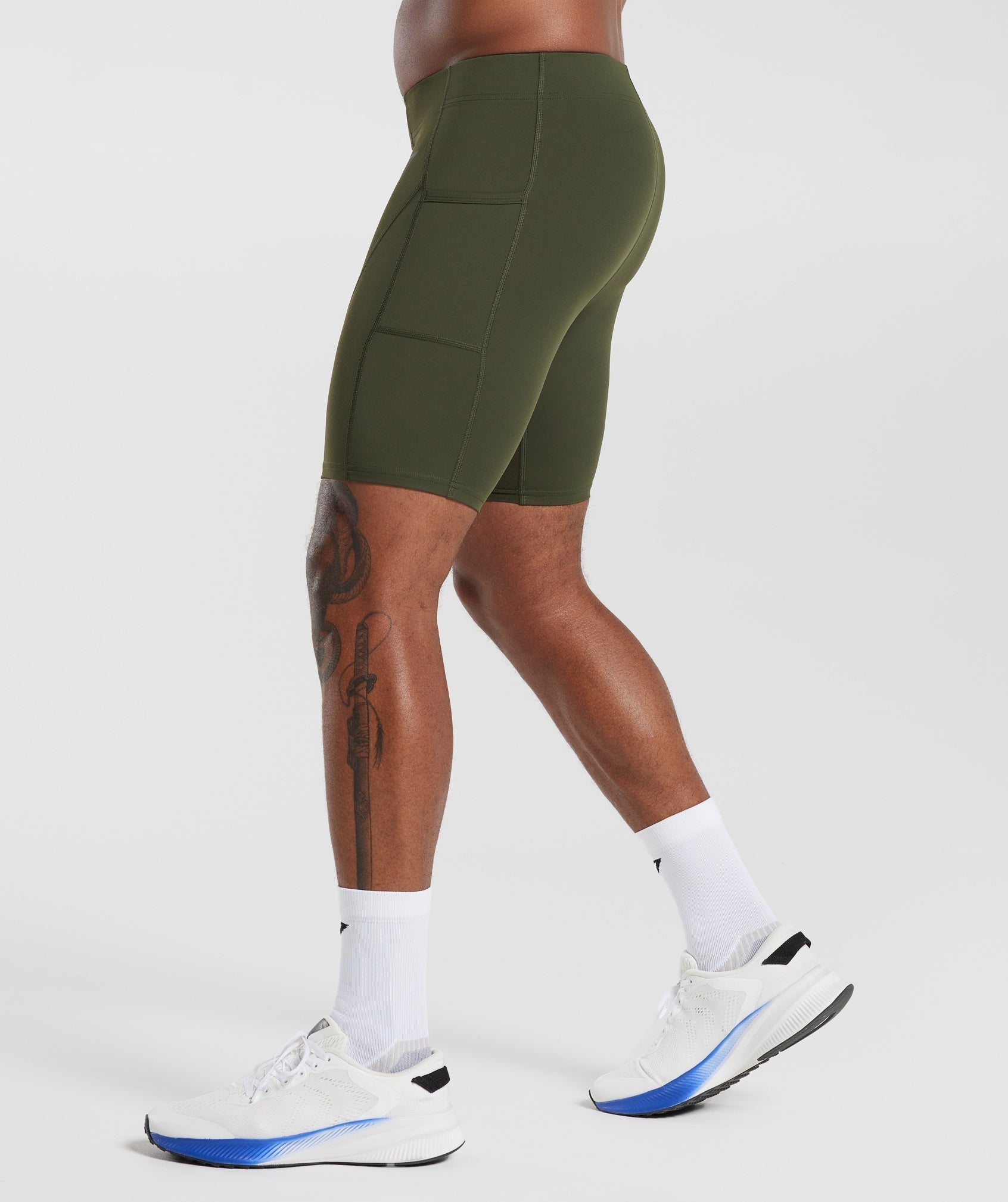 Gymshark Control Baselayer Shorts Winter Olive