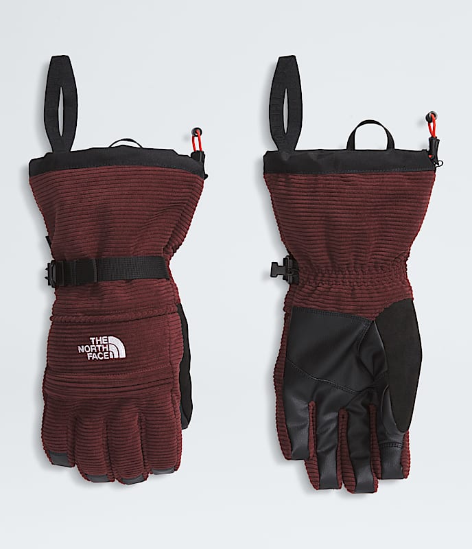 The North Face Corduroy Montana Ski Gloves Sumac