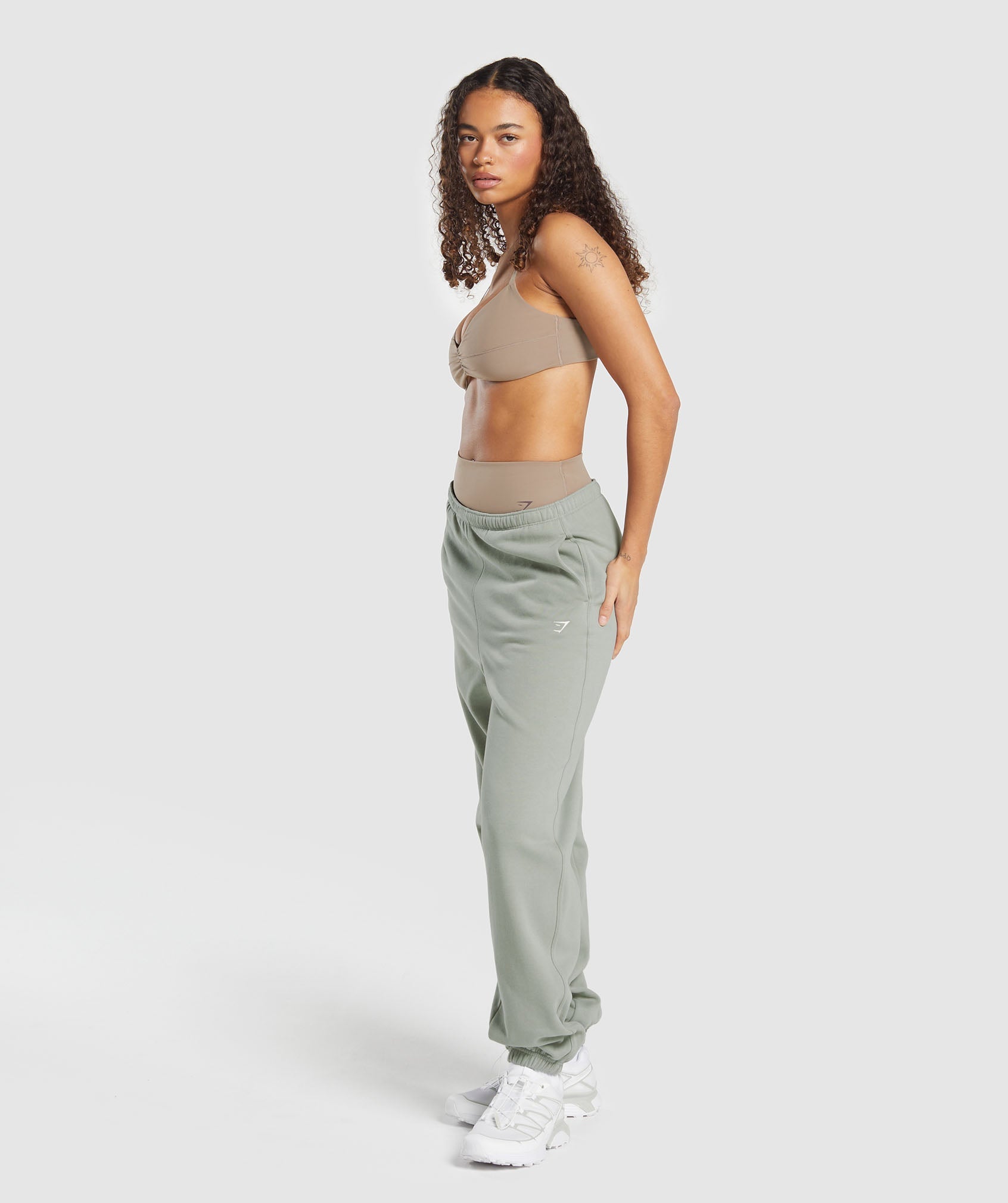 Women's Gymshark Cosy Fleece Jogger Stone Grey
