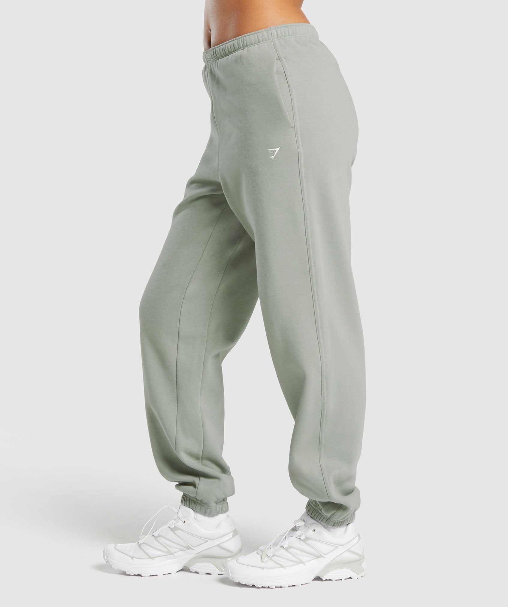 Women's Gymshark Cosy Fleece Jogger Stone Grey