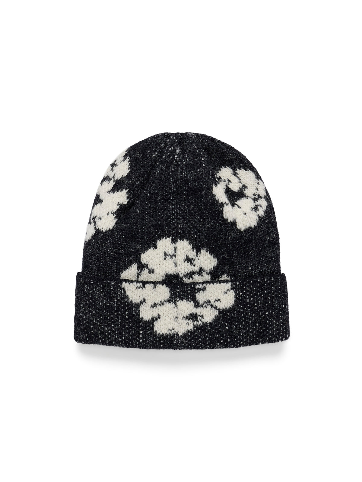 Denim Tears Cotton Wreath Alpaca Wool Knit Beanie Black
