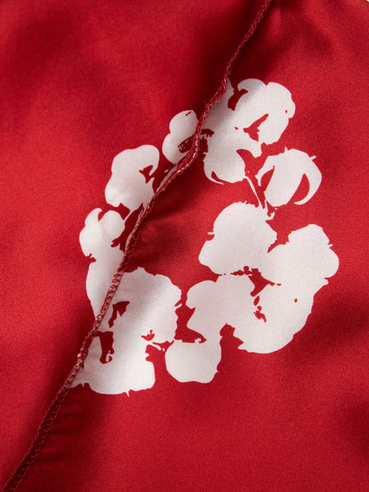 Denim Tears Cotton Wreath Durag Red