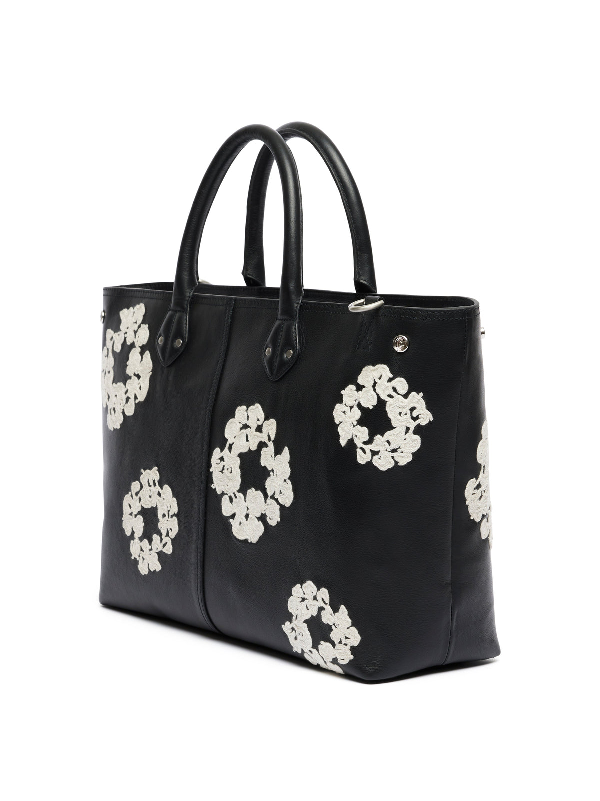Denim Tears Cotton Wreath Leather Bag Large