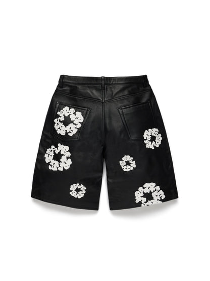 Denim Tears Cotton Wreath Leather Short
