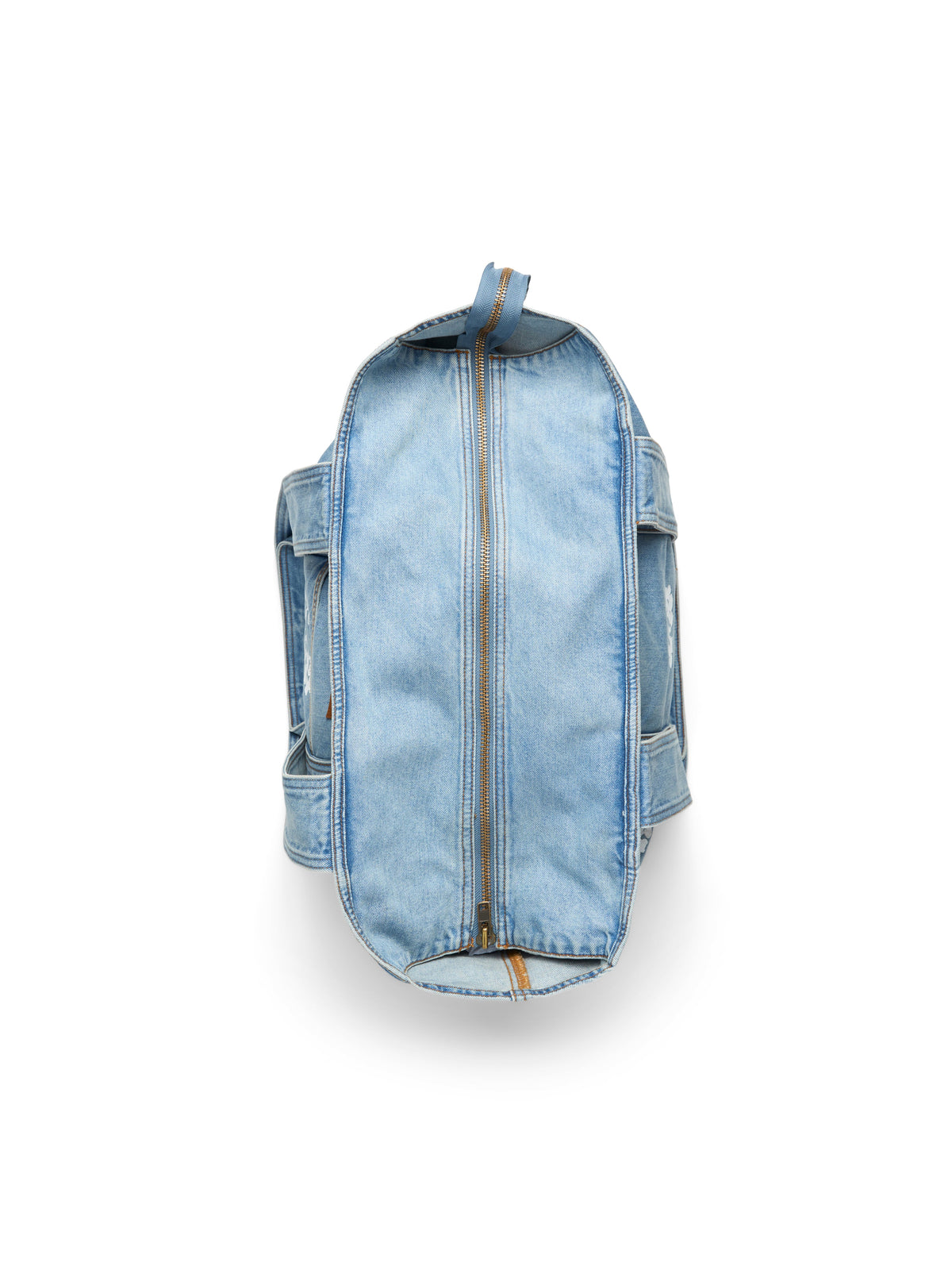 Denim Tears Cotton Wreath Light Wash Denim Tote Bag