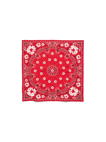 Denim Tears Cotton Wreath Paisley Bandana Red