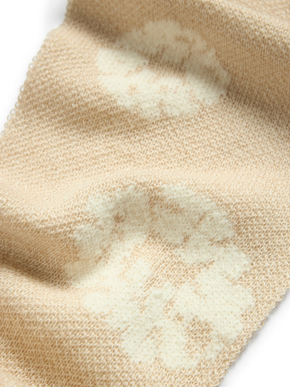 Denim Tears Cotton Wreath Scarf Beige