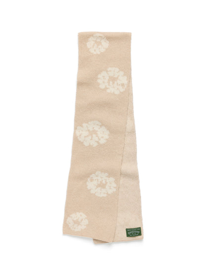 Denim Tears Cotton Wreath Scarf Beige