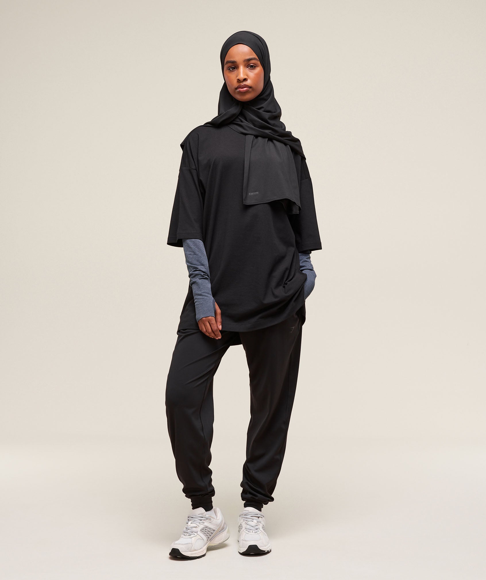 Women's Gymshark Covered Joggers Black