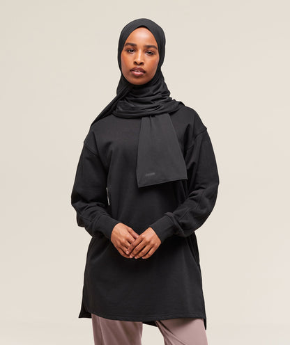 Women's Gymshark Covered Pullover Black
