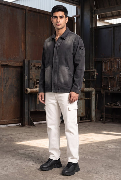 BLACK OG DENIM MEN'S JACKET