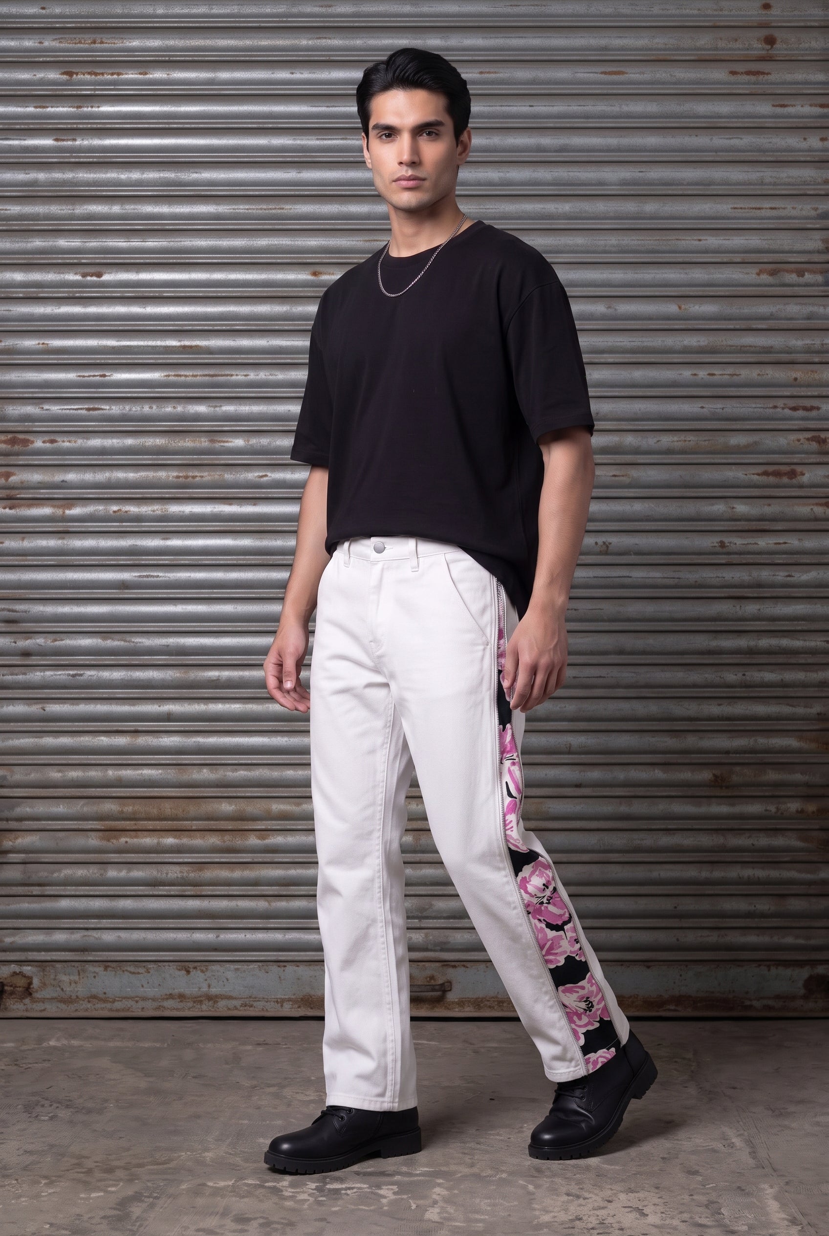 DAY TO NIGHT DENIM WHITE MEN'S PANT