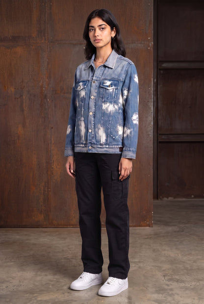 BLUE CLOUD DENIM WOMEN'S JACKET