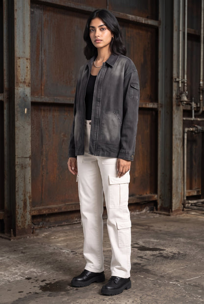 BLACK OG DENIM WOMEN'S JACKET