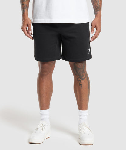 Gymshark Crest 9" Shorts Black