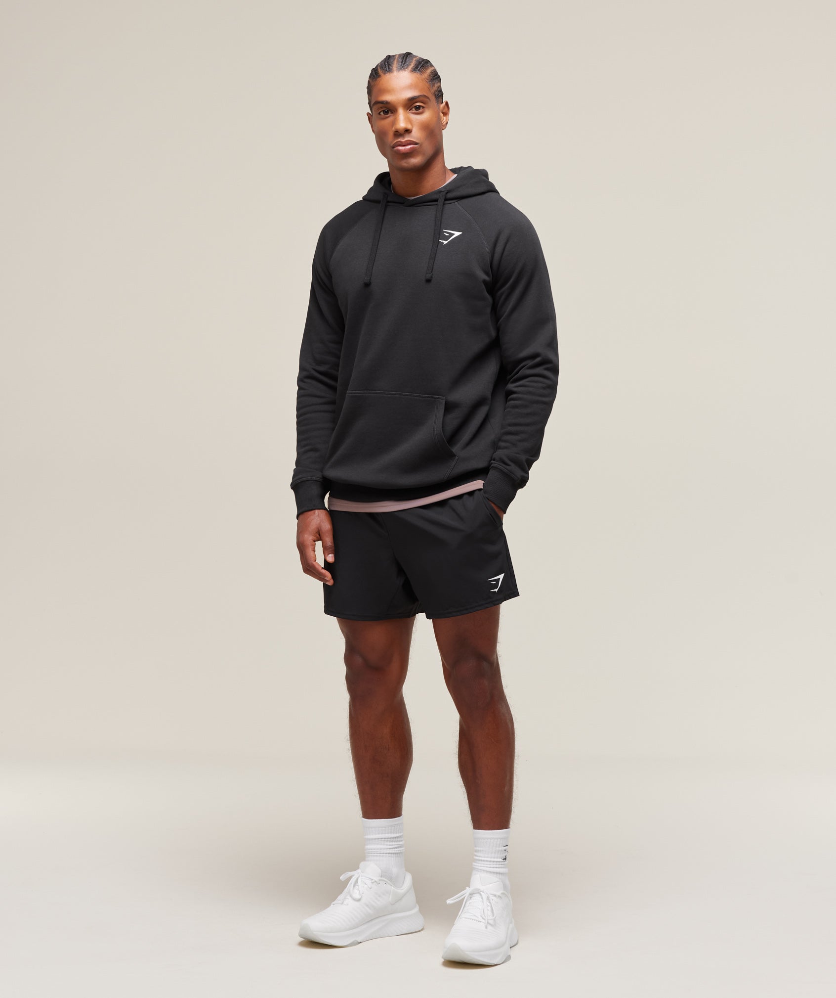 Gymshark Crest Hoodie Black