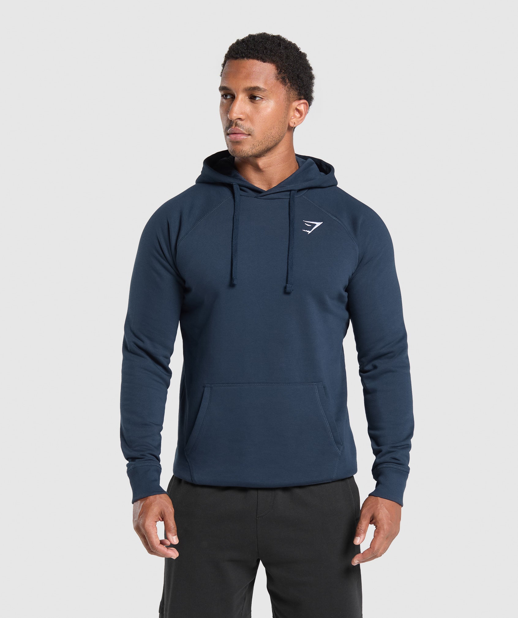 Gymshark Crest Hoodie Navy