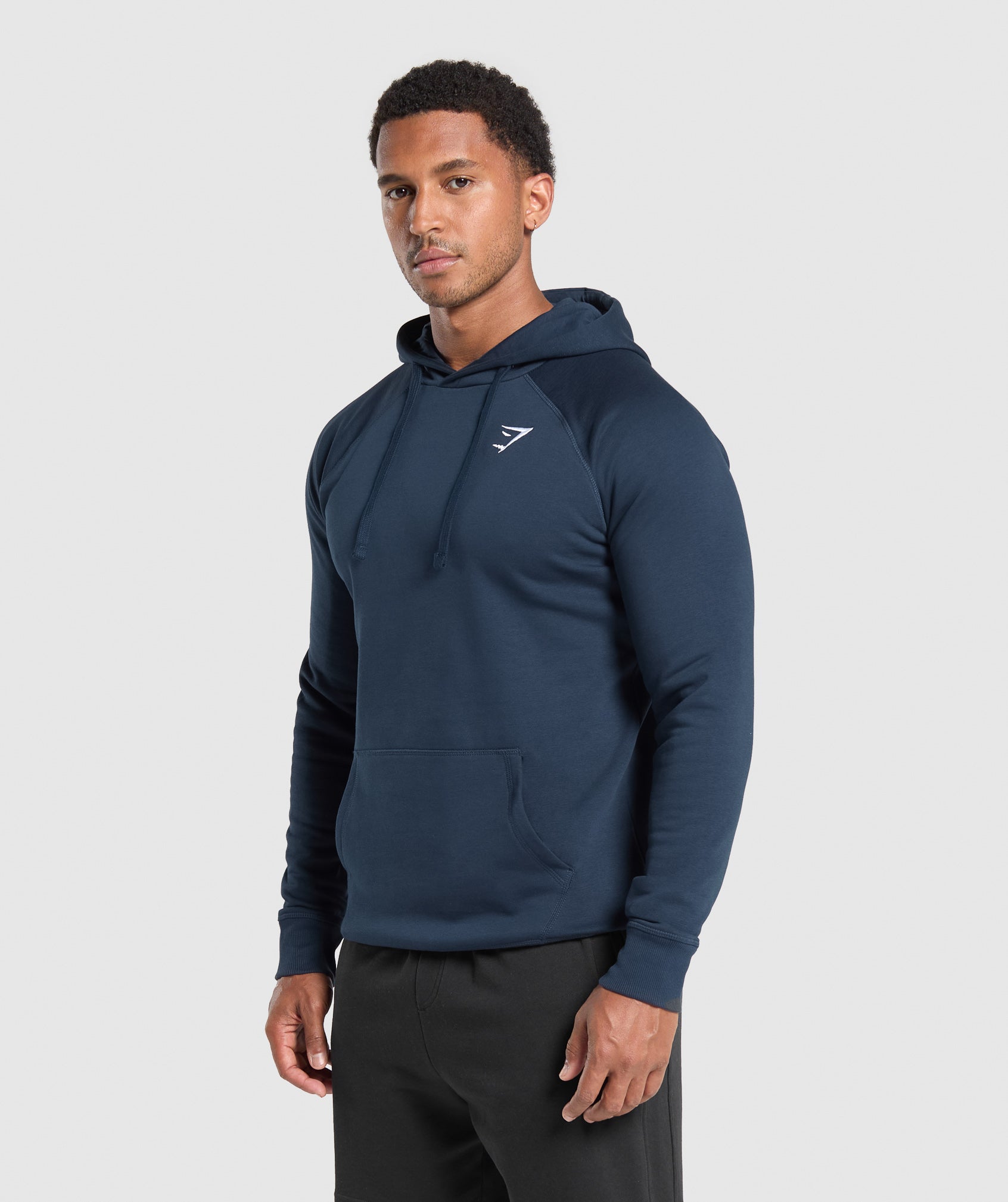 Gymshark Crest Hoodie Navy