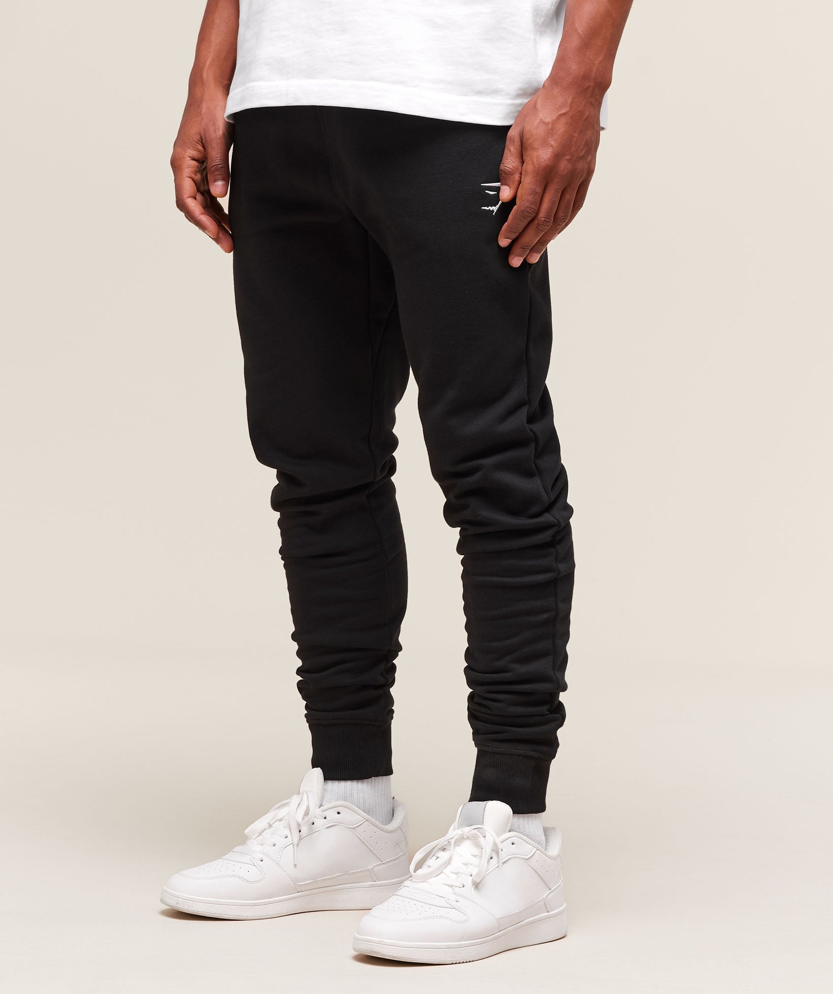 Gymshark Crest Tall Joggers Black