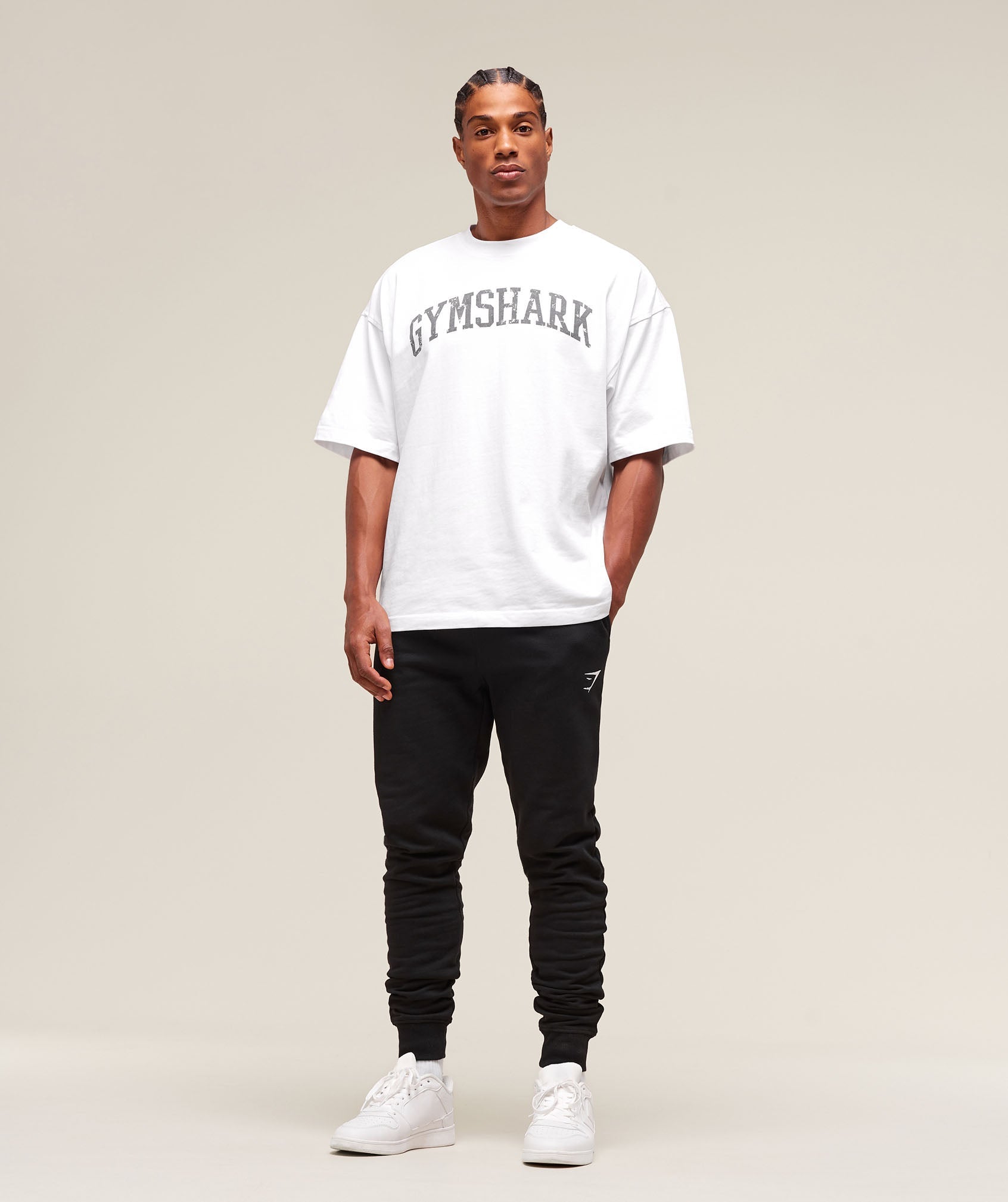 Gymshark Crest Tall Joggers Black