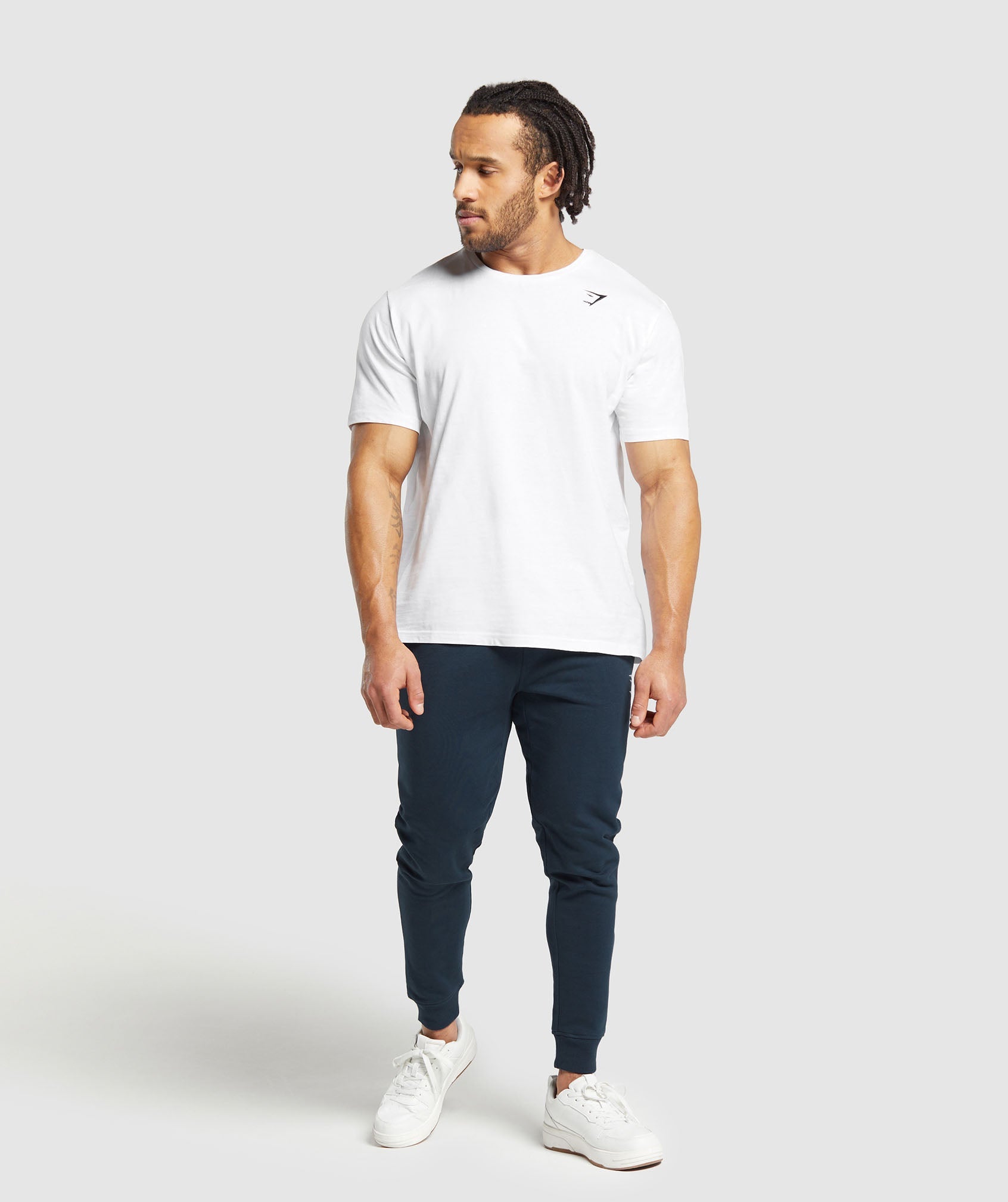 Gymshark Crest Joggers Navy