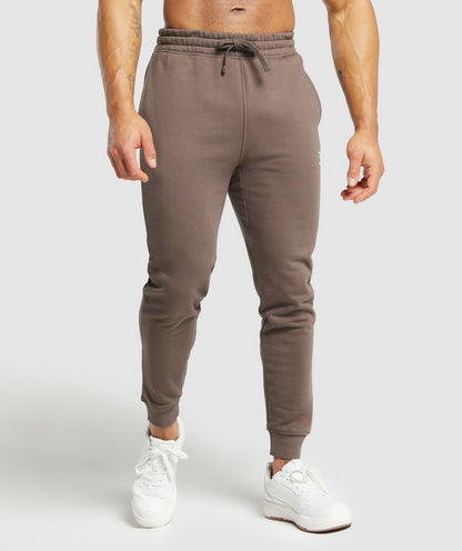Gymshark Crest Joggers Truffle Brown