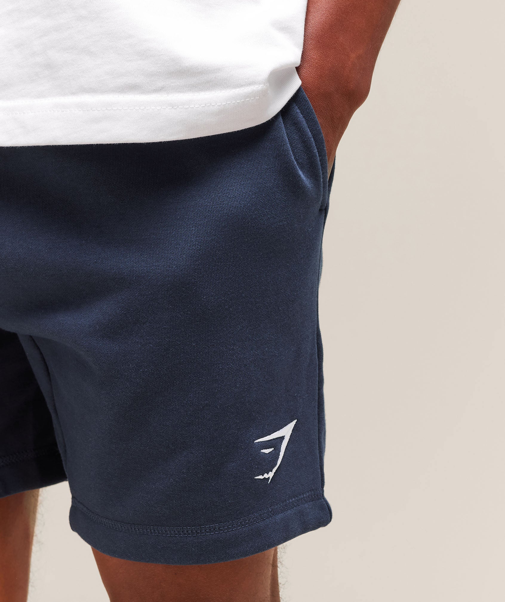 Gymshark Crest 7" Shorts Navy