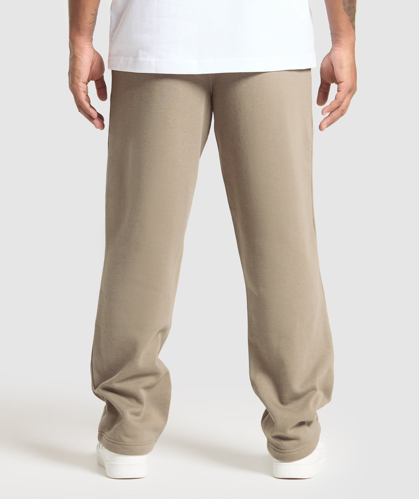 Gymshark Crest Straight Leg Joggers Lifestyle Brown