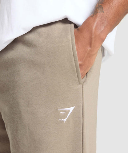 Gymshark Crest Straight Leg Joggers Lifestyle Brown