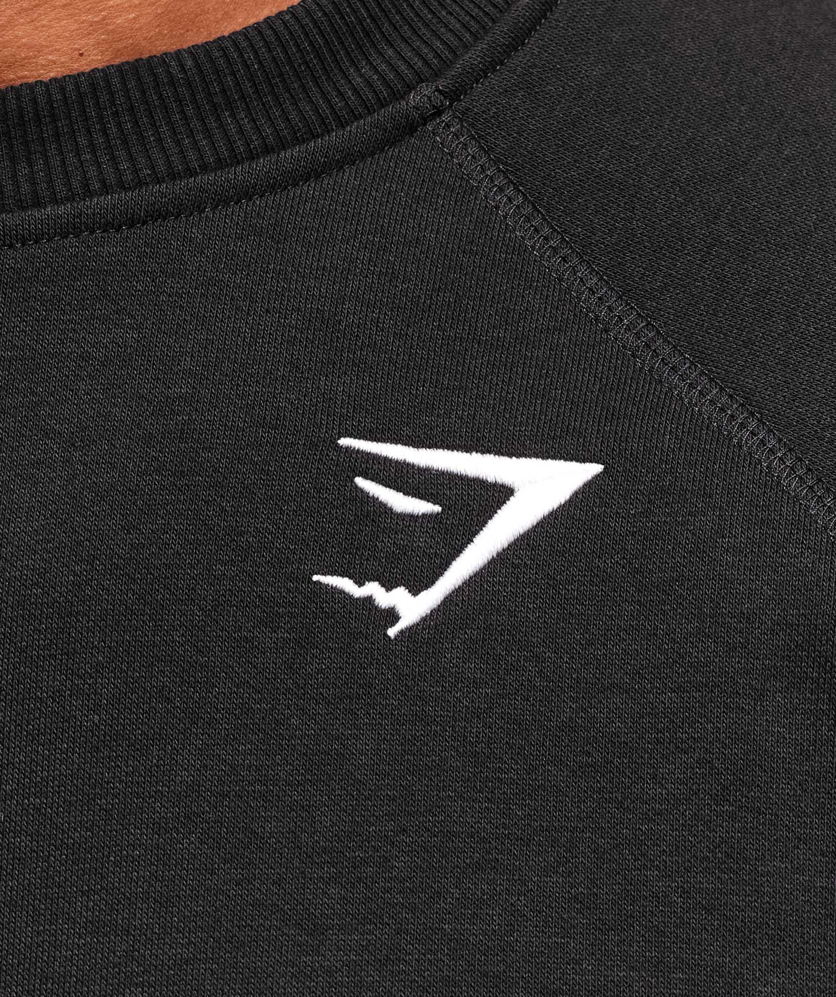 Gymshark Crest Sweatshirt Black