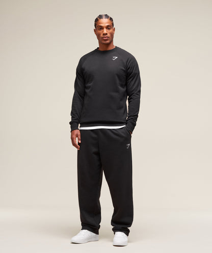 Gymshark Crest Sweatshirt Black