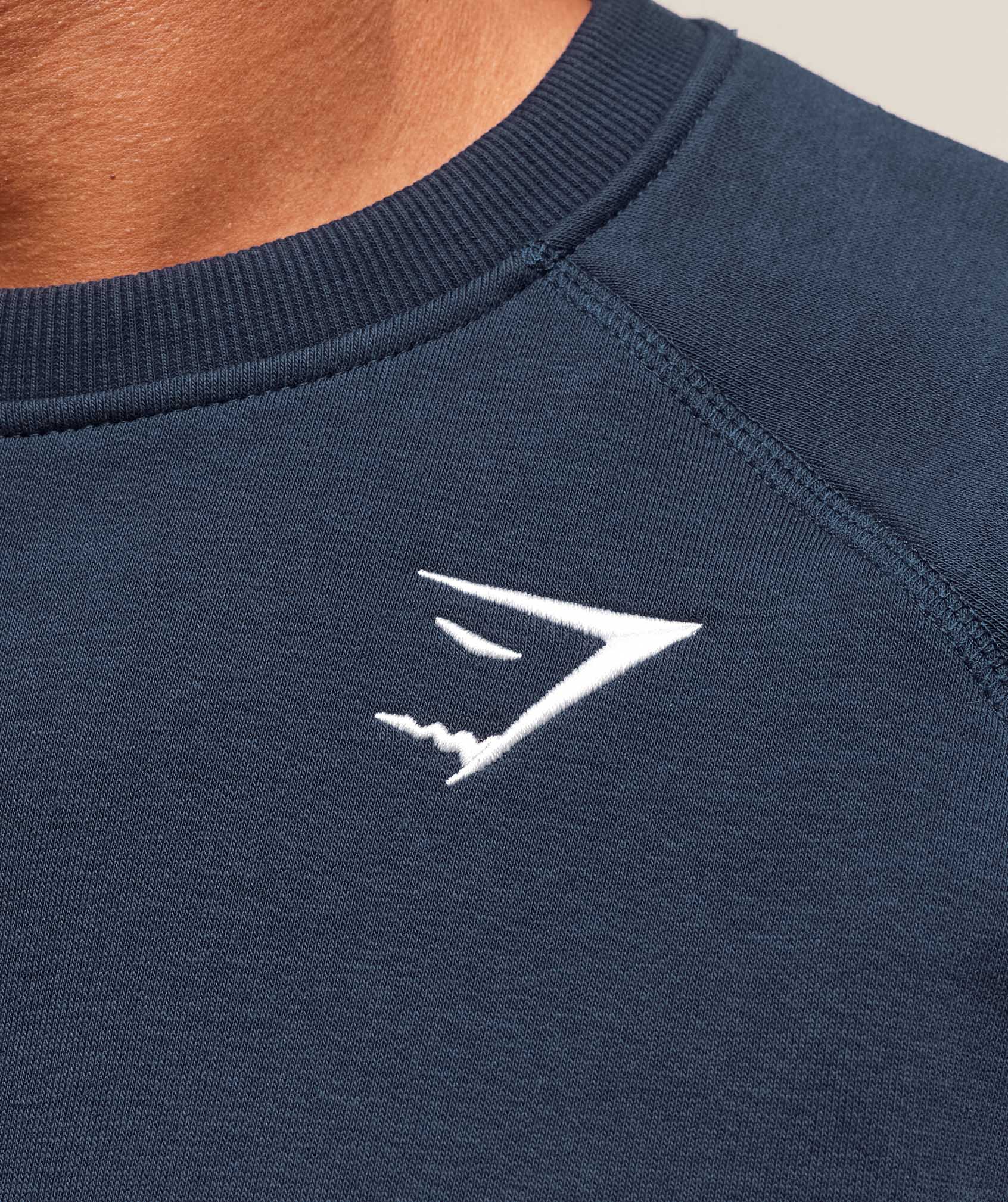 Gymshark Crest Sweatshirt Navy
