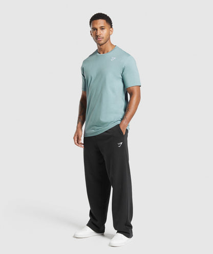 Gymshark Crest T-Shirt Rest Blue