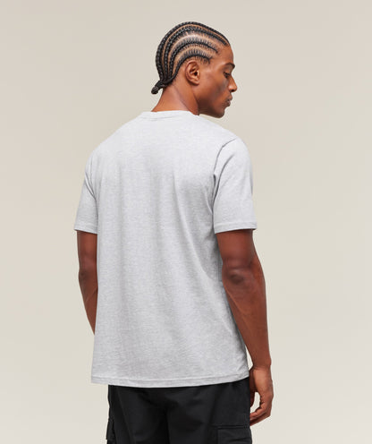 Gymshark Crest T-Shirt Light Grey Marl