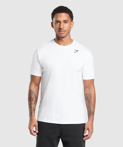 Gymshark Crest T-Shirt White