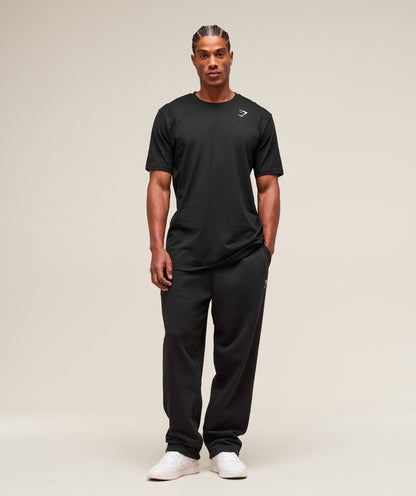 Gymshark Crest T-Shirt (Tall) Black