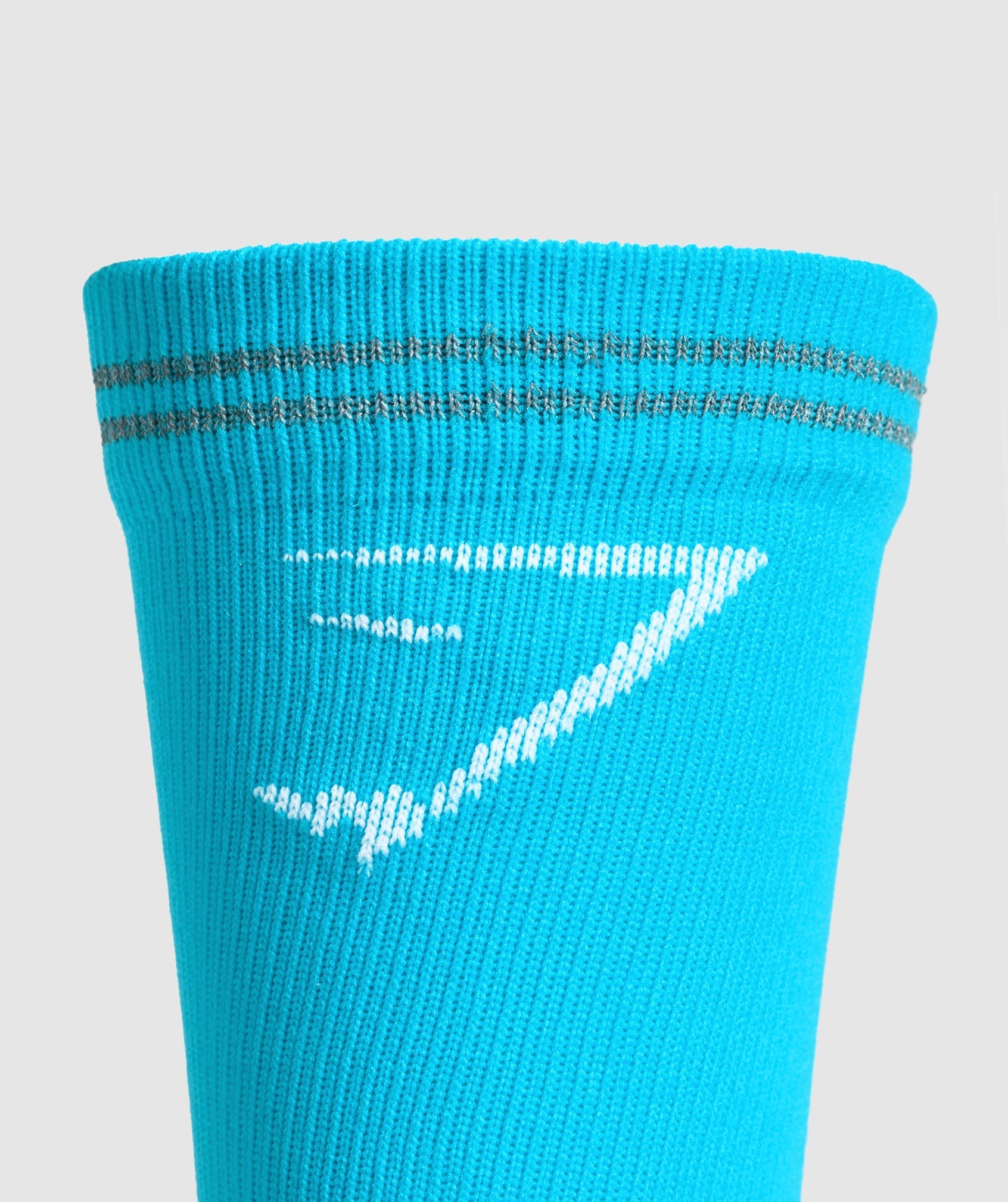 Women's Gymshark Crew Running Socks Brand Blue