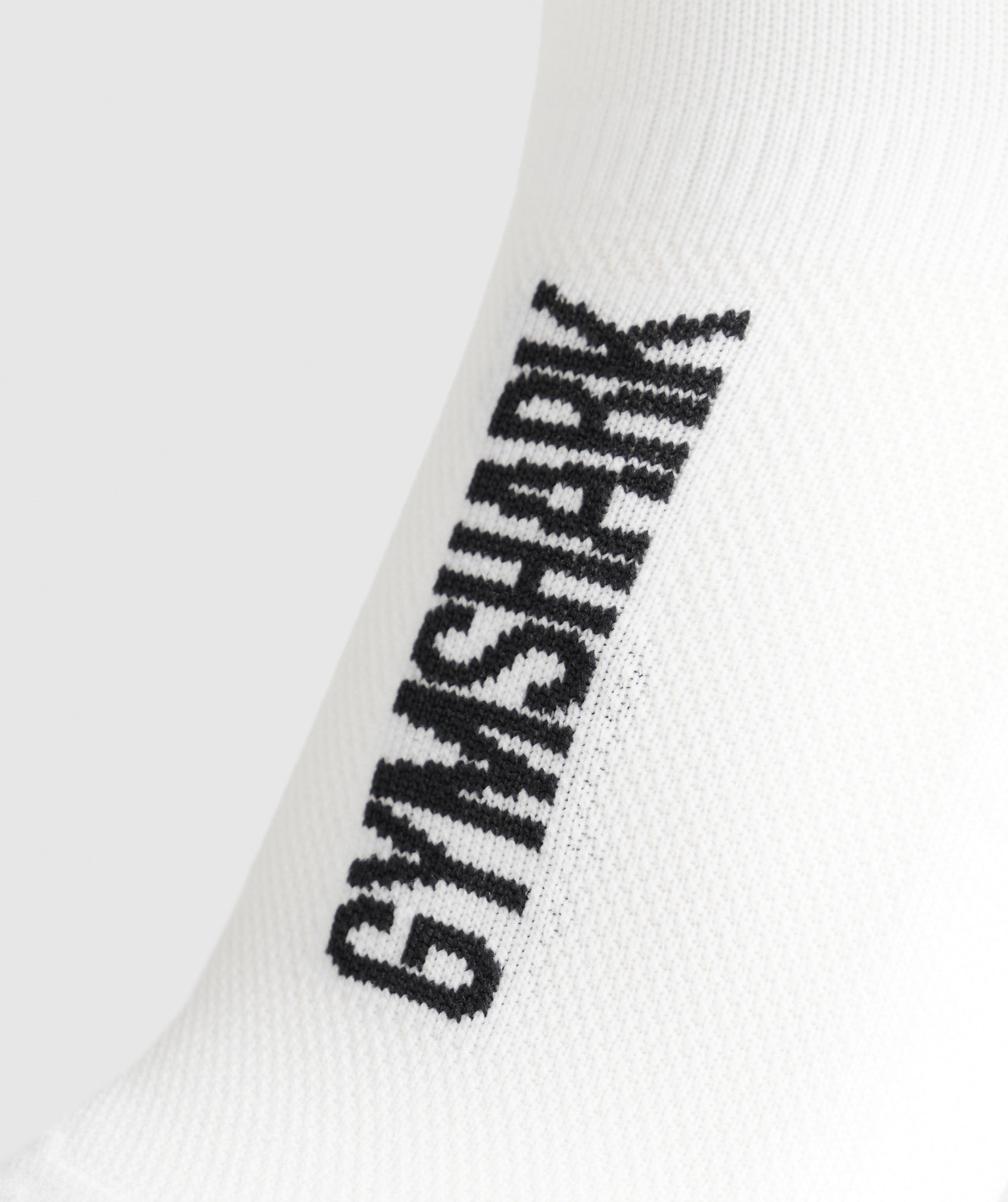 Women's Gymshark Crew Running Socks White