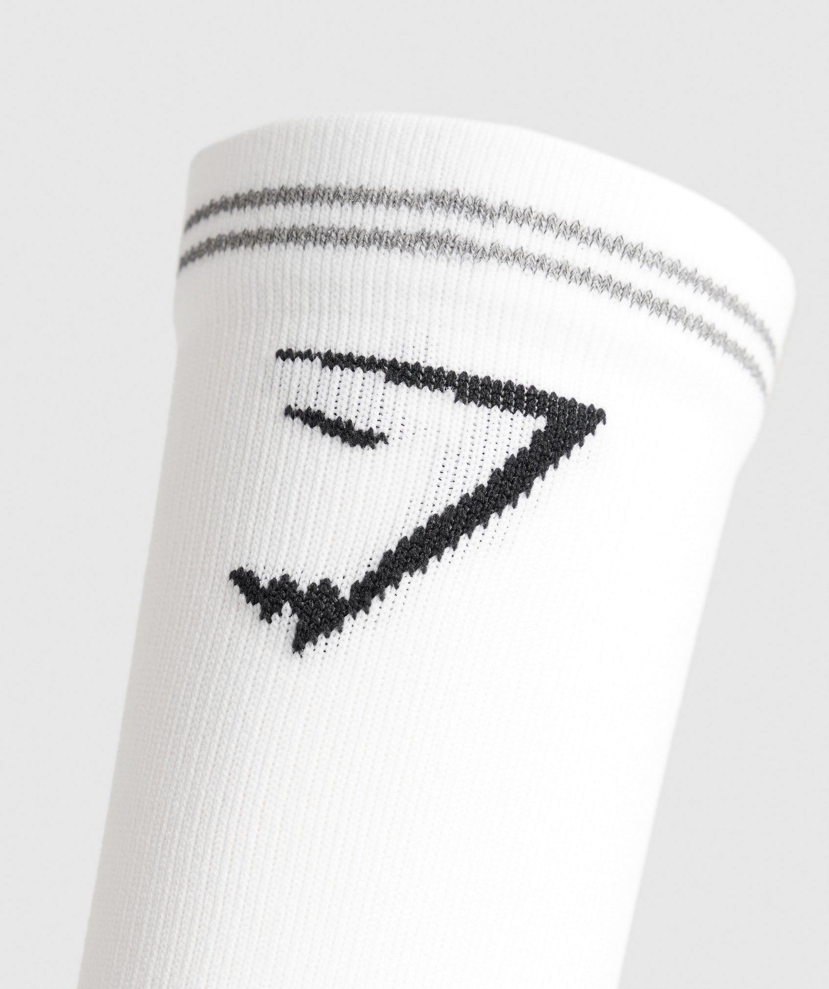 Women's Gymshark Crew Running Socks White