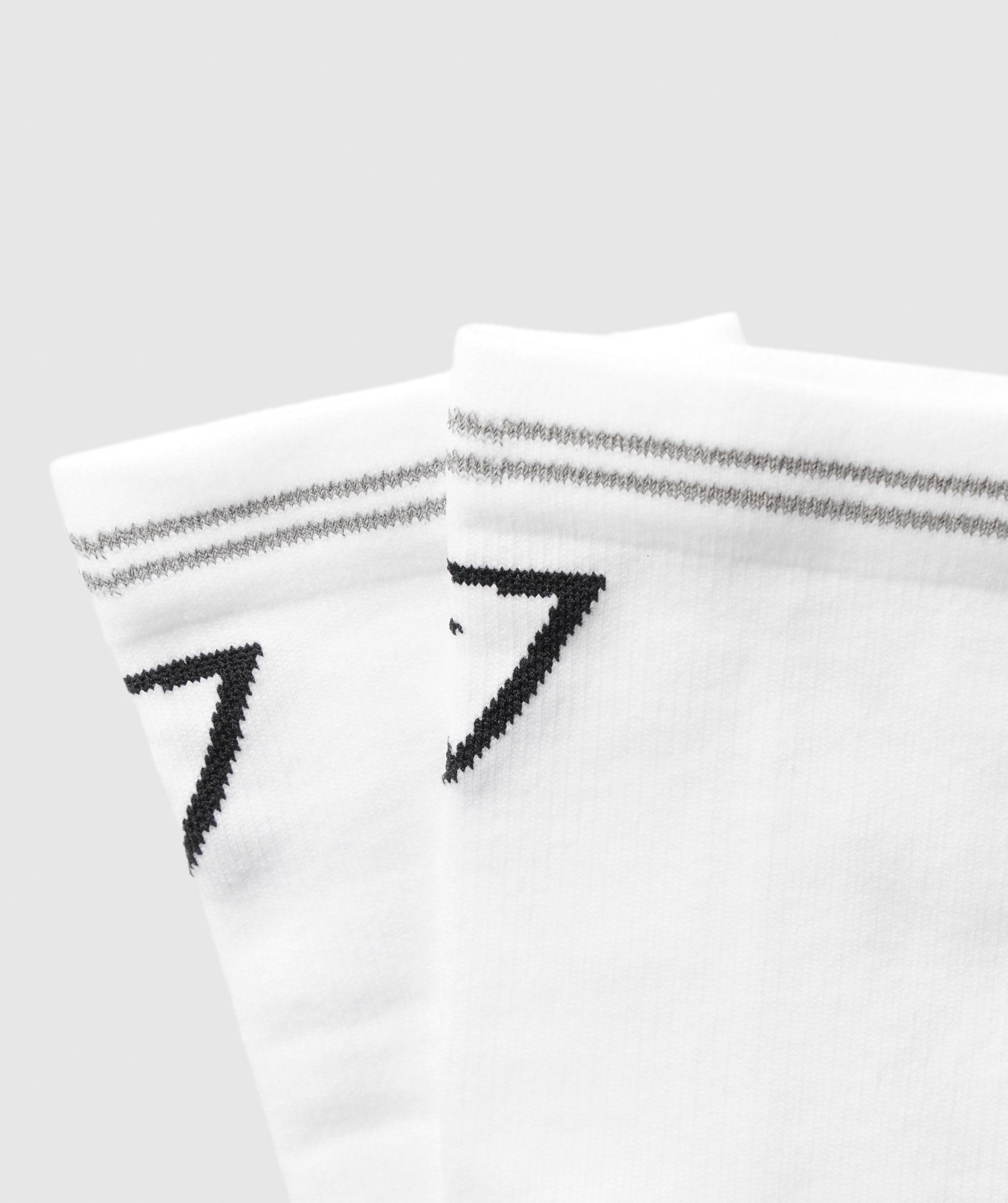 Women's Gymshark Crew Running Socks White