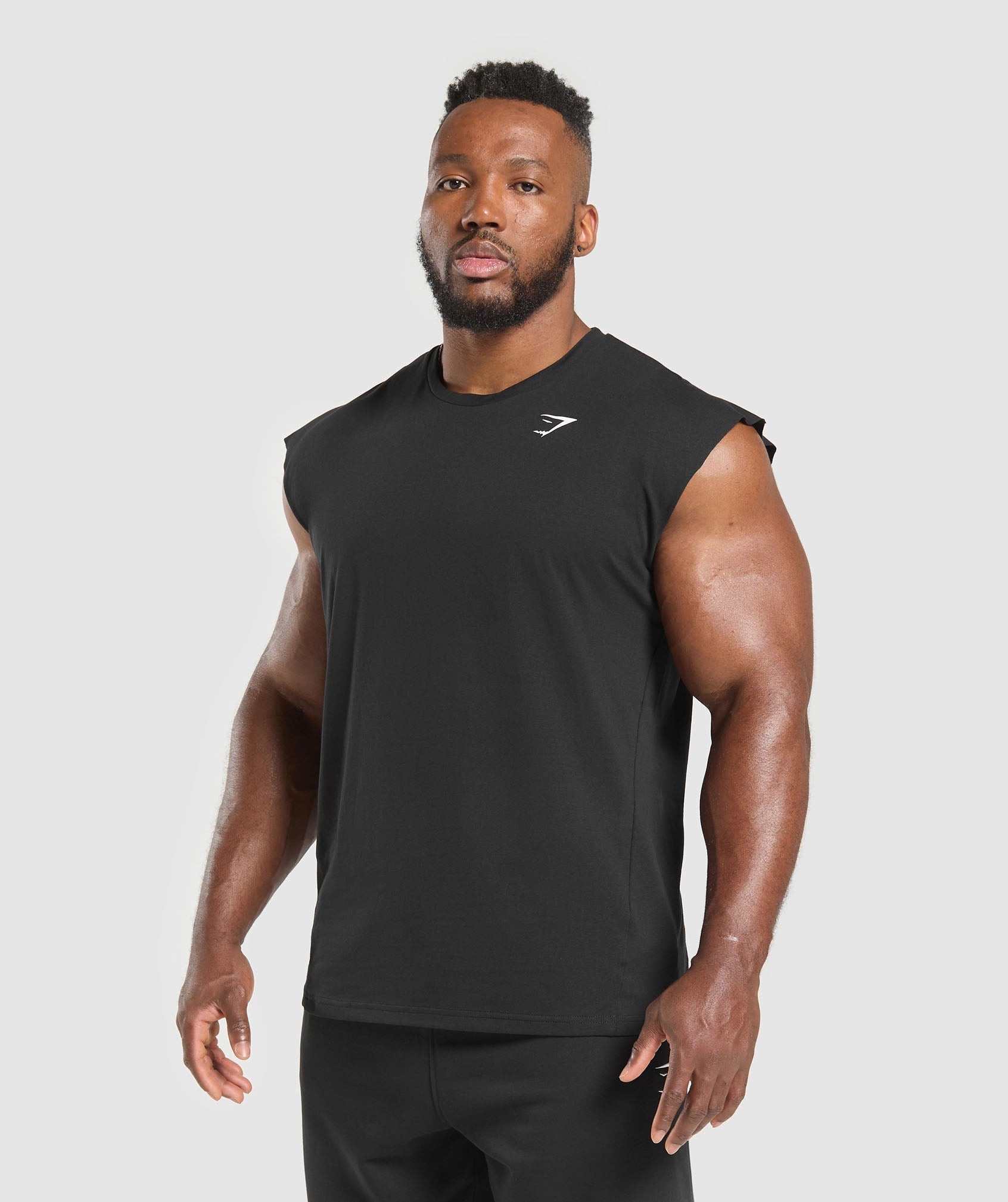 Gymshark Critical Cut Off Tank Black