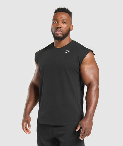 Gymshark Critical Cut Off Tank Black