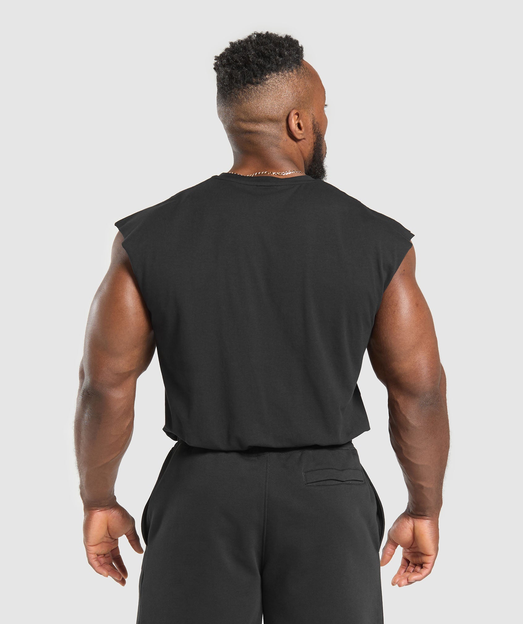Gymshark Critical Cut Off Tank Black