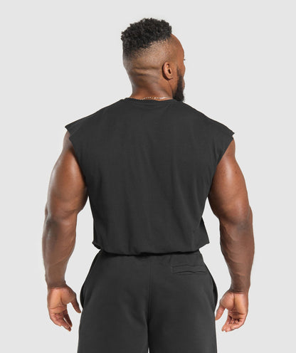 Gymshark Critical Cut Off Tank Black