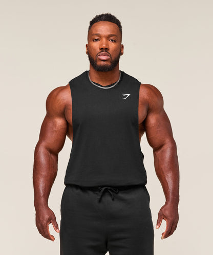 Gymshark Critical Drop Arm Tank Black