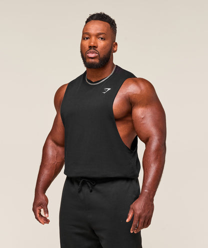 Gymshark Critical 2.0 Drop Arm Tank Black