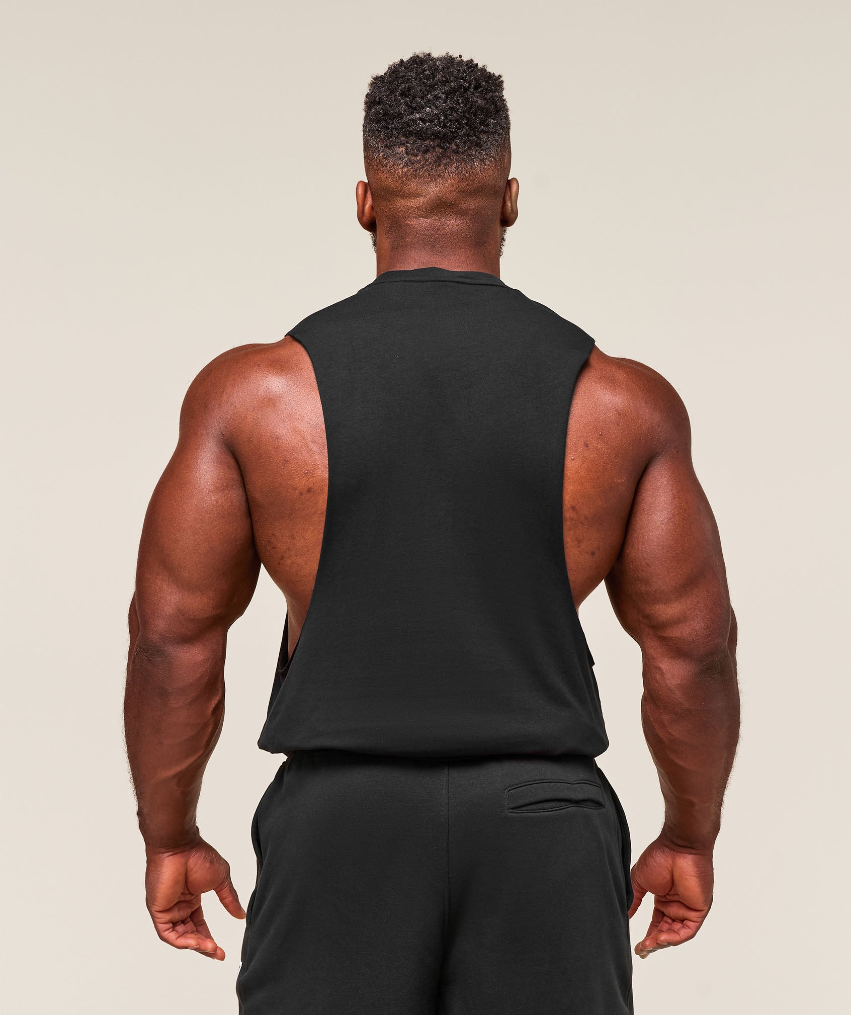 Gymshark Critical Drop Arm Tank Black