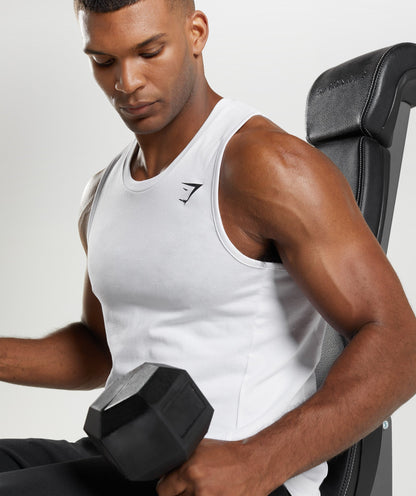 Gymshark React Tank White