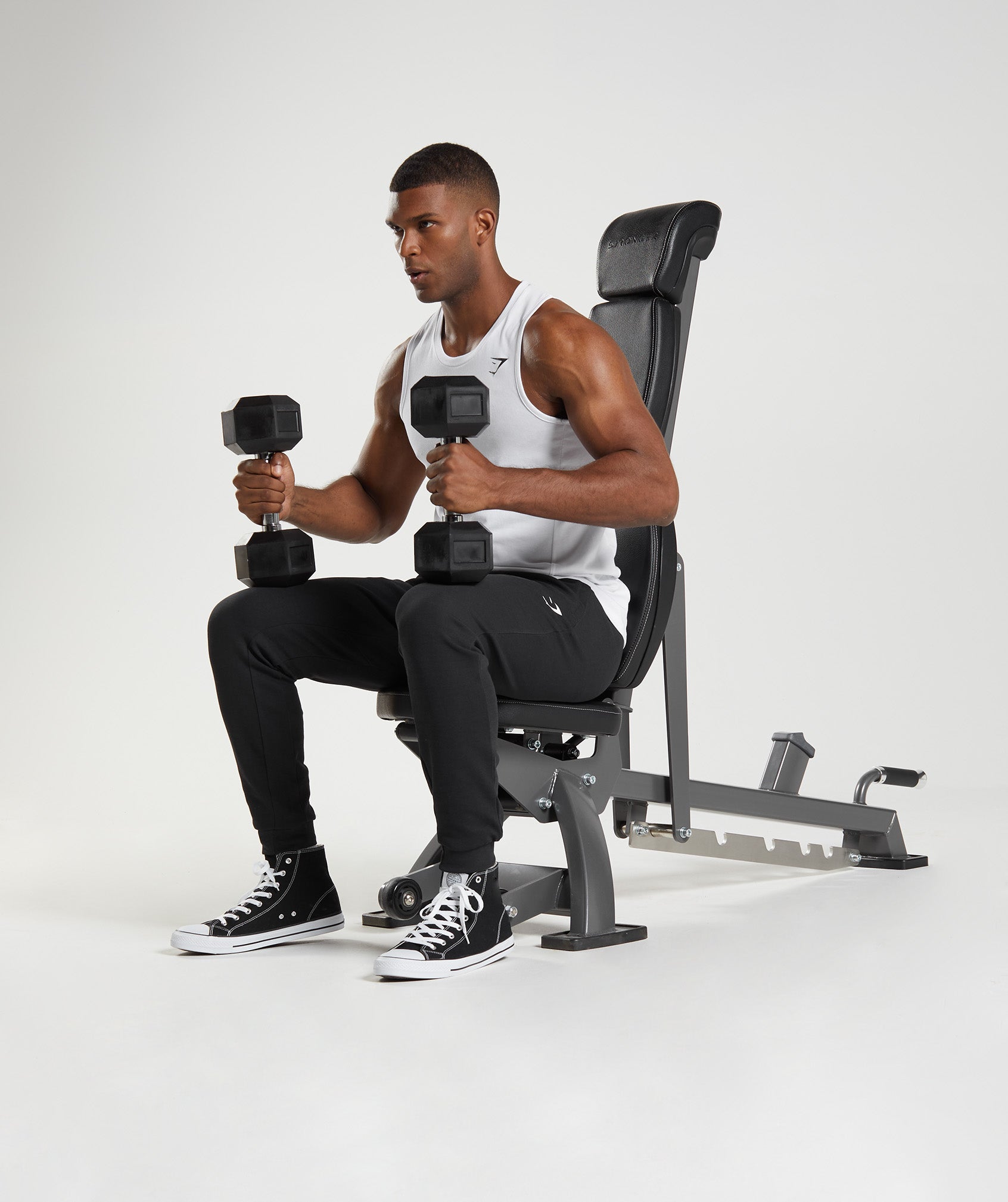 Gymshark React Tank White