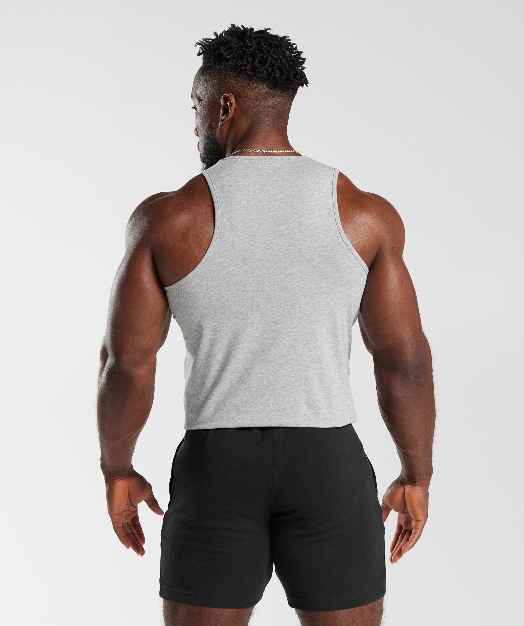 Gymshark Critical Tank Light Grey Marl